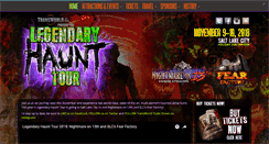 Desktop Screenshot of legendaryhaunttour.com
